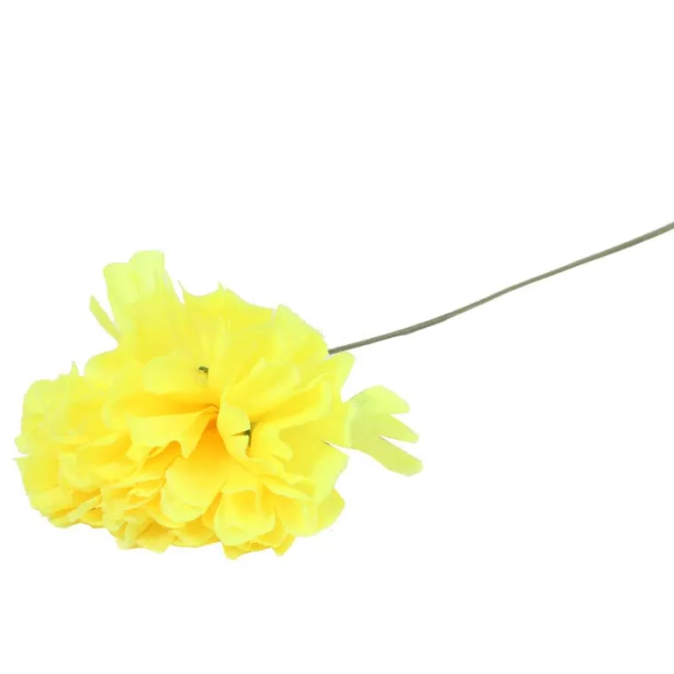 Chryzantema Pojedynka Bez Listka Jasno 35 cm - Żółta