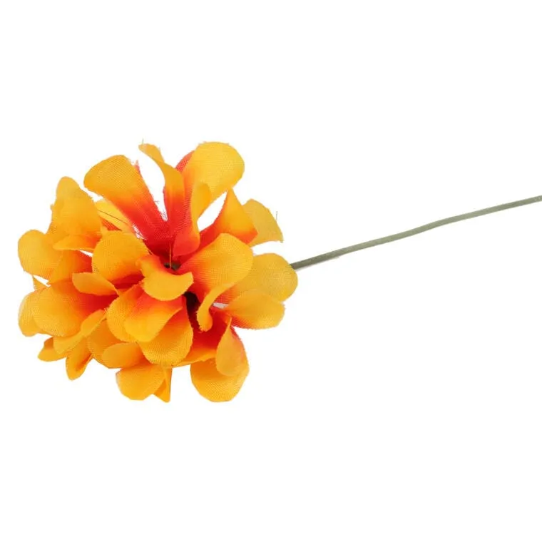Chryzantema Pojedynka Bez Listka 35 cm - Pomarańczowa
