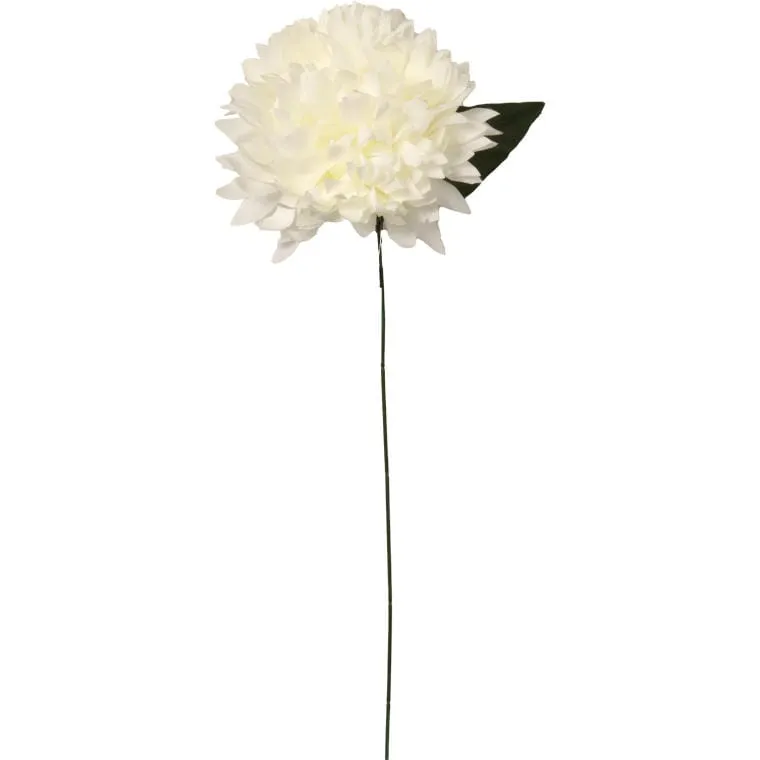 Chryzantema Pojedynka W Kolorze Białym 65 cm