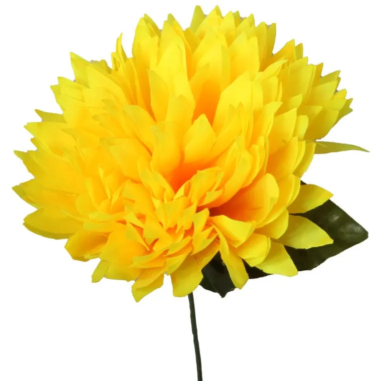 Chryzantema Pojedynka W Kolorze Żółtym 65 cm