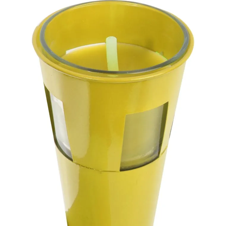 Pochodnia Zapachowa Antyowadza Citronella - Żółta, Metalowa