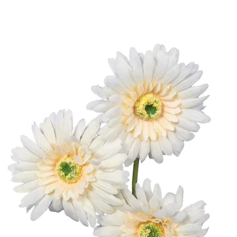 Sztuczna Gałązka Gerber W Kolorze Żółtym - 55 cm
