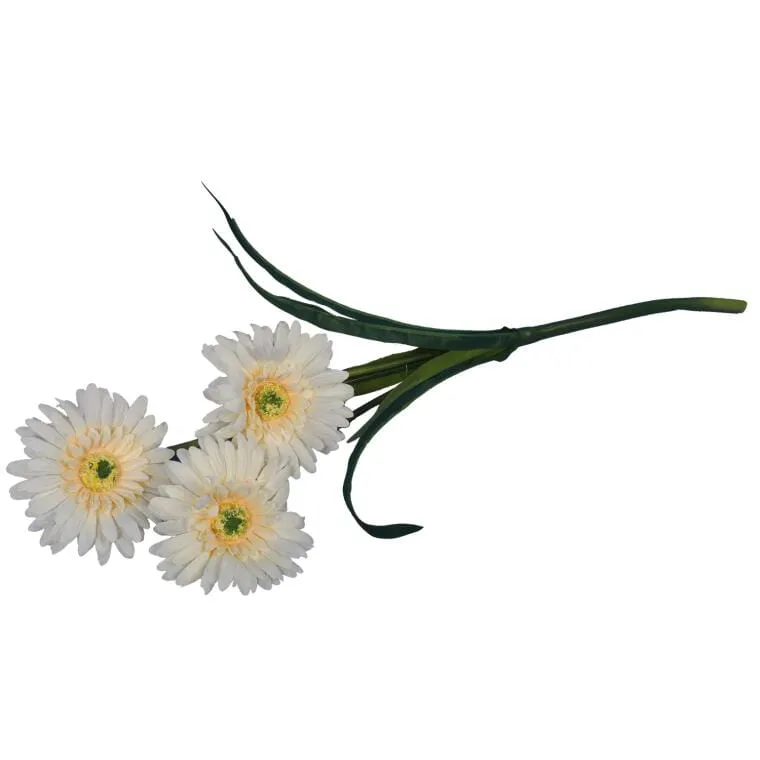 Sztuczna Gałązka Gerber W Kolorze Żółtym - 55 cm