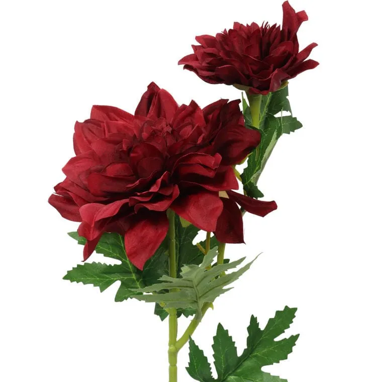 Sztuczna Gałązka Z Dwoma Brązowymi Daliami Wysokiej Jakości, 66 cm
