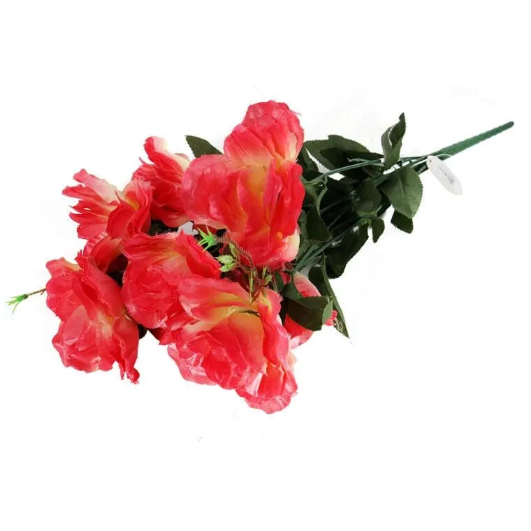 Bukiet 7 Róż Kwiat Sztuczny 70 cm - Różowy