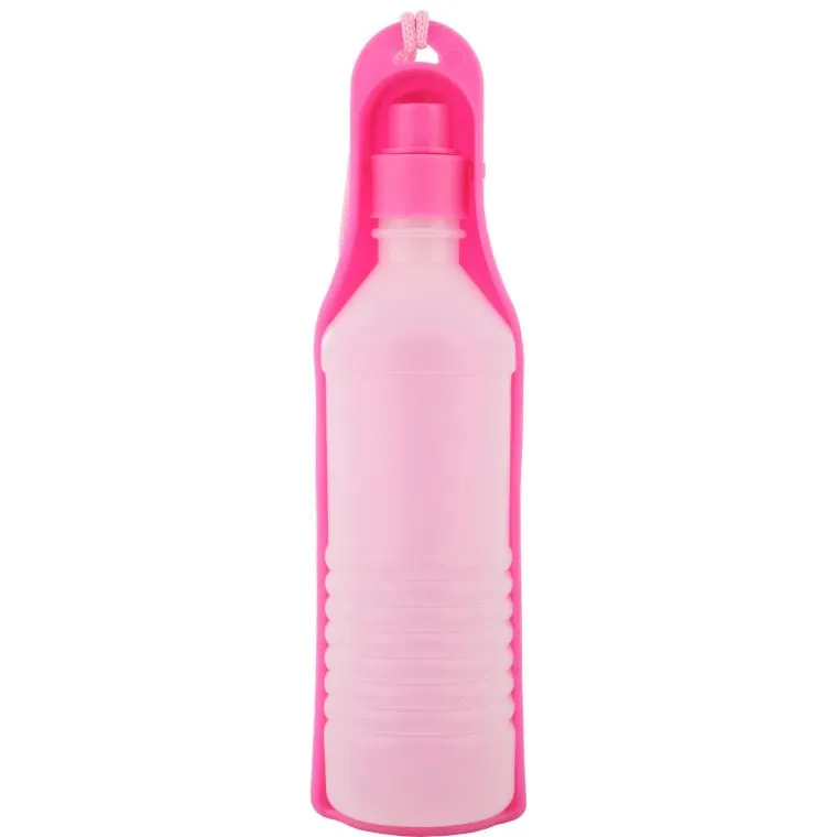 Butelka Na Wodę Dla Zwierząt 500 ml DC05 - Różowy