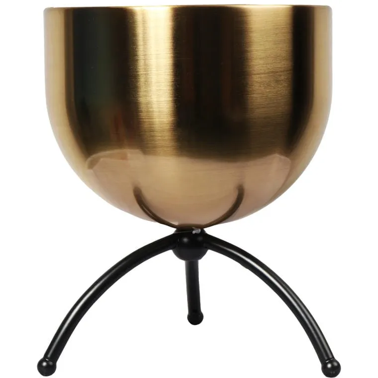 Osłonka Metalowa Na Trzy Nogi 23 cm - Złota