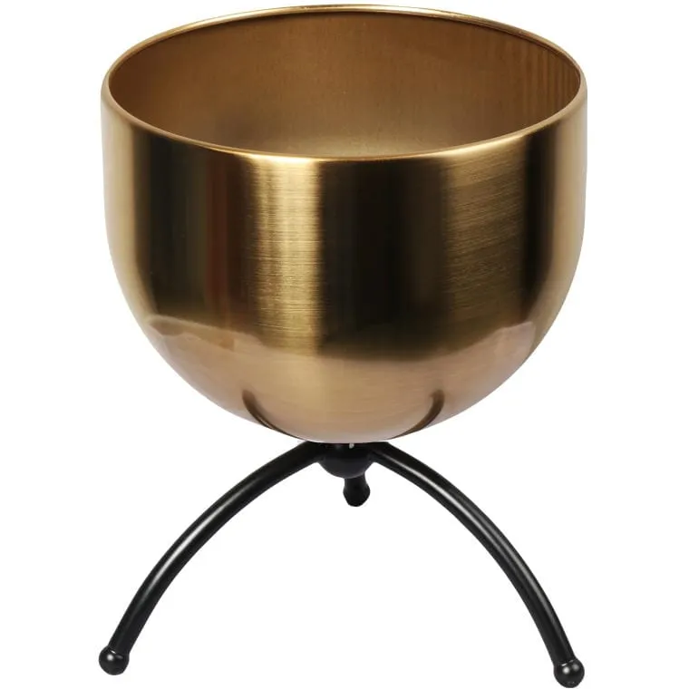 Osłonka Metalowa Na Trzy Nogi 23 cm - Złota