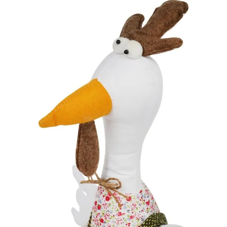 Kogut W Sukience Figurka Siedząca 38 cm