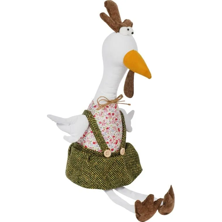 Kogut W Sukience Figurka Siedząca 38 cm