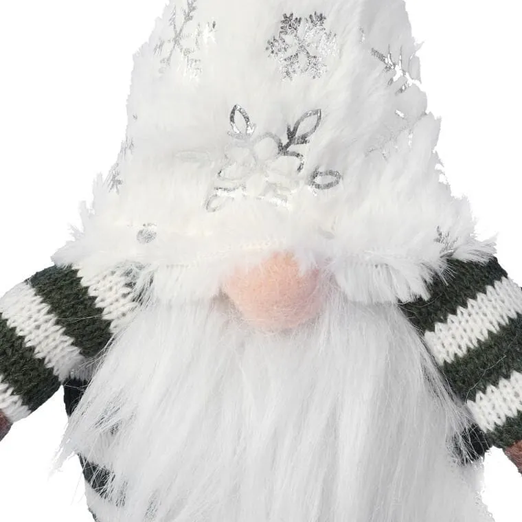 Skrzat Z Brodą Zielono Biały 20 cm