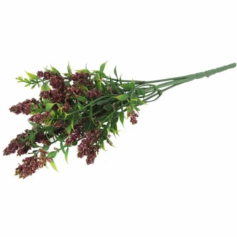 Bukiet 5 Gałązek Tawułki 28 cm Kolor - Brązowy