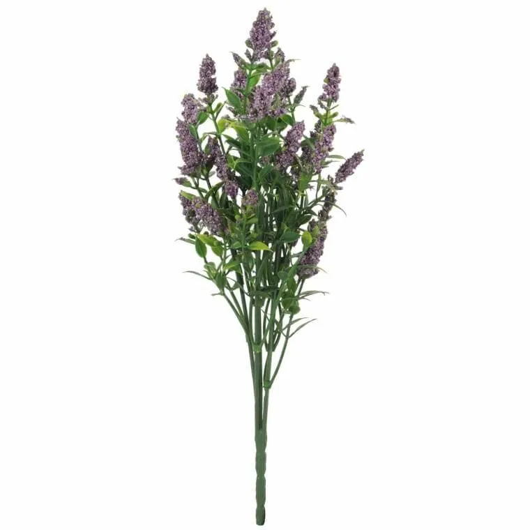 Bukiet 5 Gałązek Tawułki 28 cm Kolor - Fioletowy