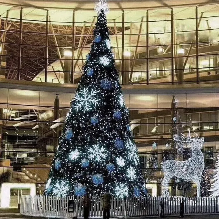 Girlanda LED Na Baterie, 100 Lamp Choinkowych W Kształcie Łezek, Energooszczędne - Biały