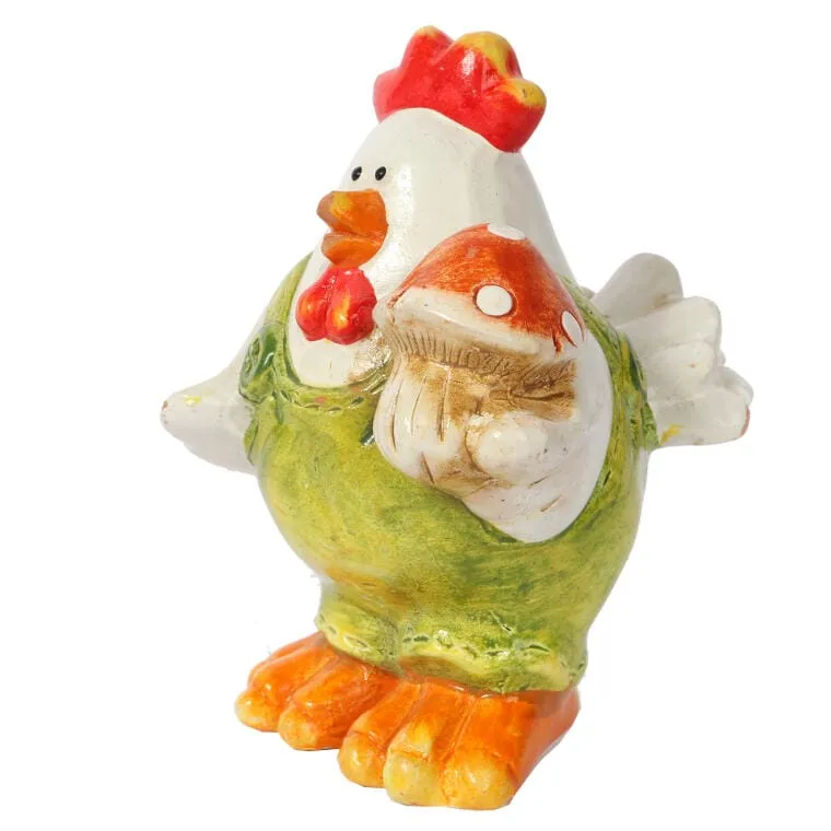 Kura Ceramiczna Figurka Wielkanocna 11 cm