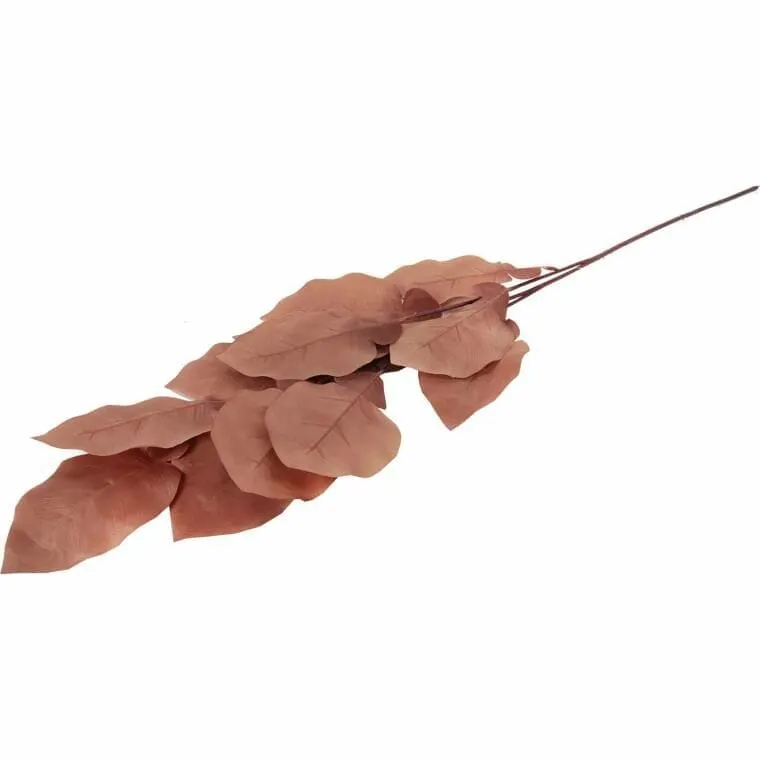 Gałązka Liści Ozdobnych 94 cm Kolor - Brązowy