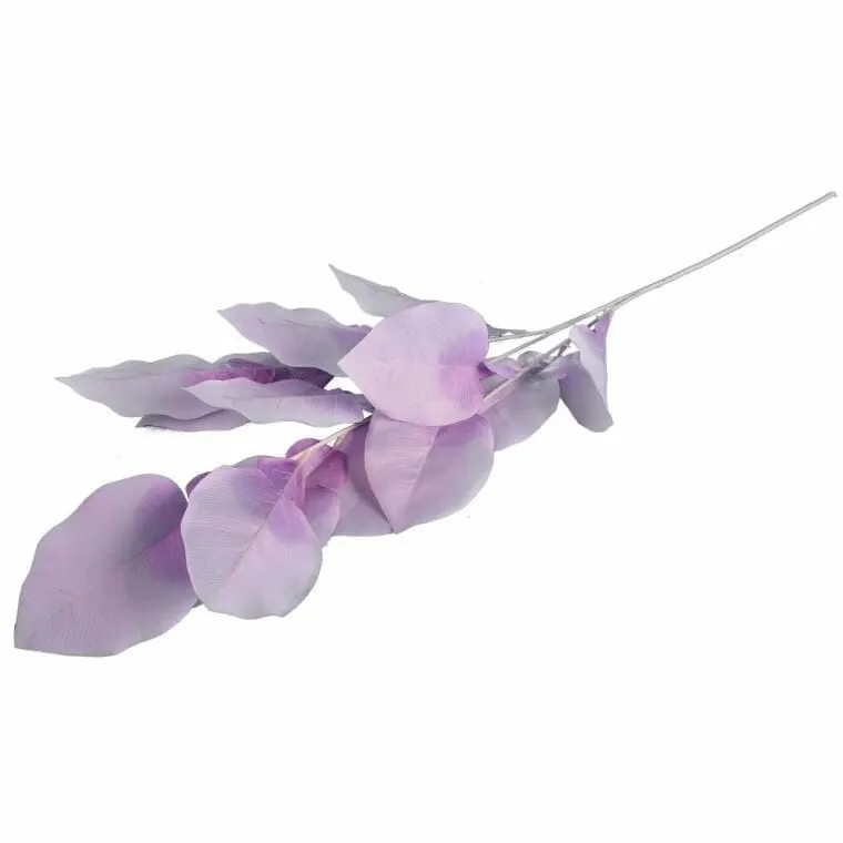 Gałązka Liści Ozdobnych 94 cm Kolor - Różowy