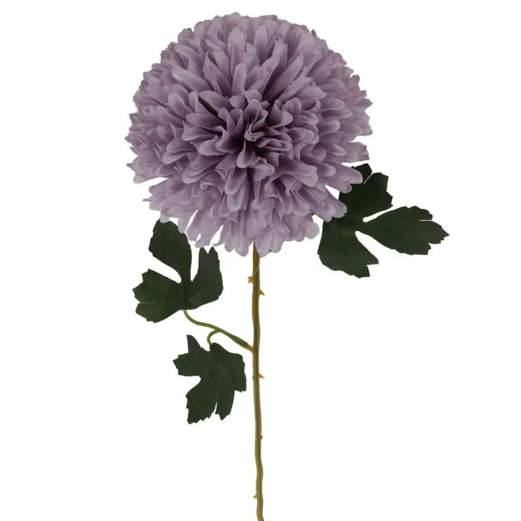 Sztuczny Kwiat Czosnek Kulka W Kolorze Fioletowym - 50 cm