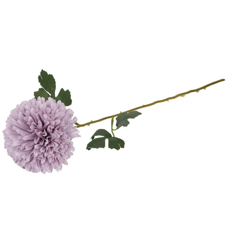 Sztuczny Kwiat Czosnek Kulka W Kolorze Fioletowym - 50 cm