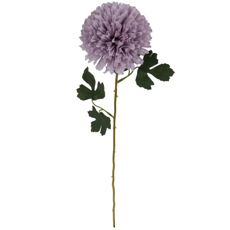 Sztuczny Kwiat Czosnek Kulka W Kolorze Fioletowym - 50 cm