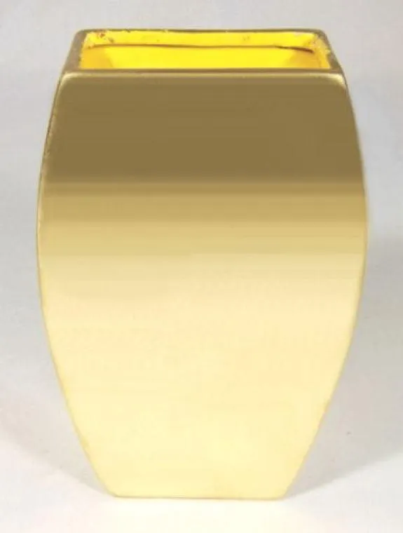 Wazonik O Wysokości 21 cm I Szerokości 13 cm - Złoty