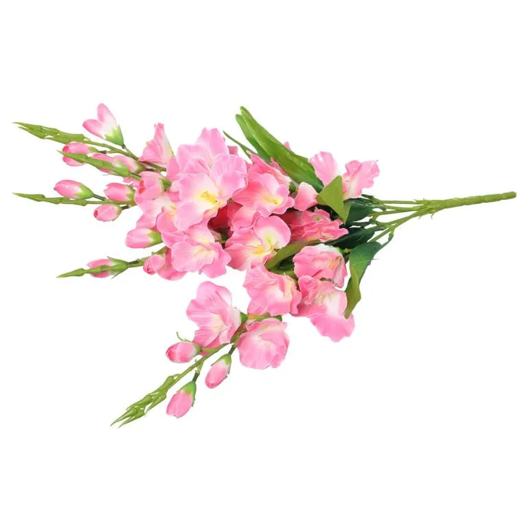 Bukiet 5 Jasno Różowych Gladioli
