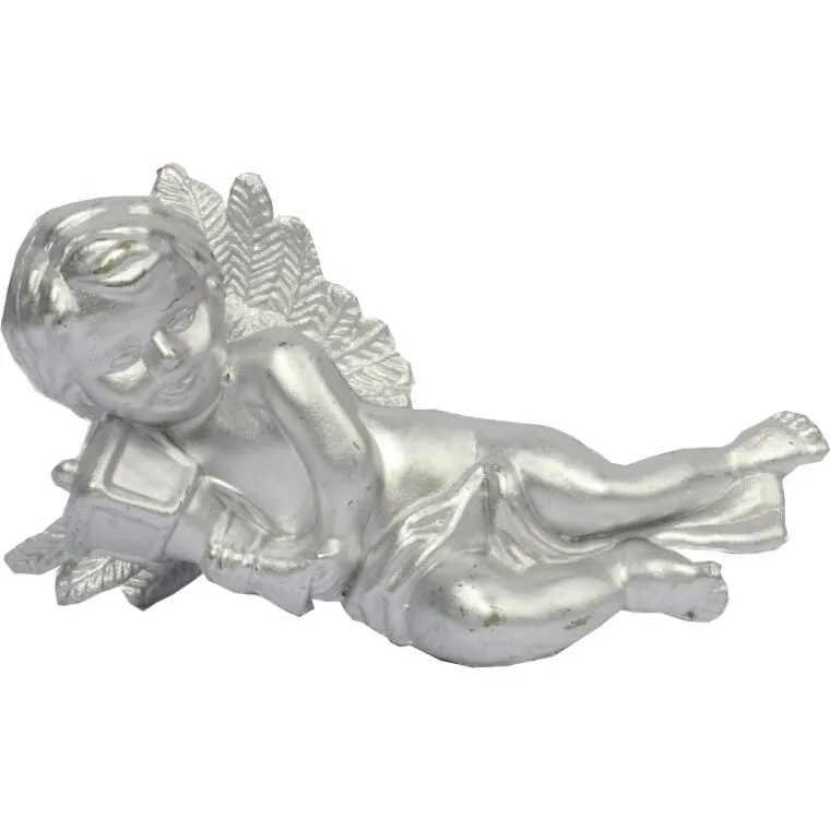 Komplet 3 Srebrnych Aniołów Do Zawieszenia O Wysokości 9 cm