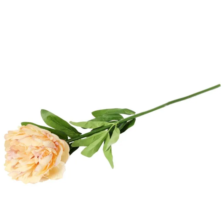 Sztuczna Piwonia Koloru Kremowego O Wysokości 64 cm