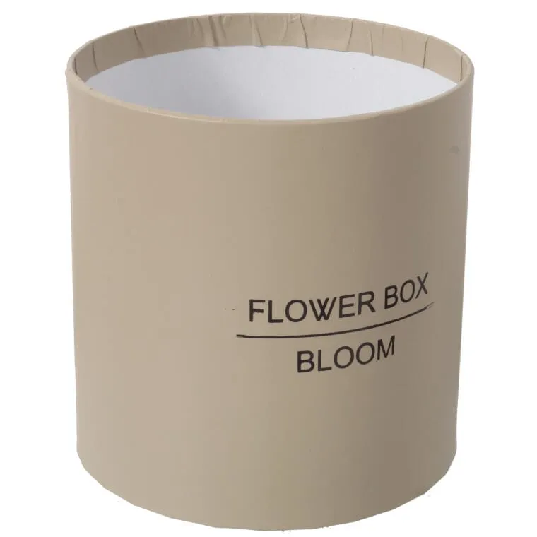 Flower Box Pudełko Na Kwiaty Prezent Dekoracje Średni - Brązowy