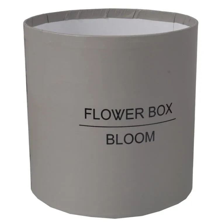 Flower Box Pudełko Na Kwiaty Prezent Dekoracje Średni - Szary