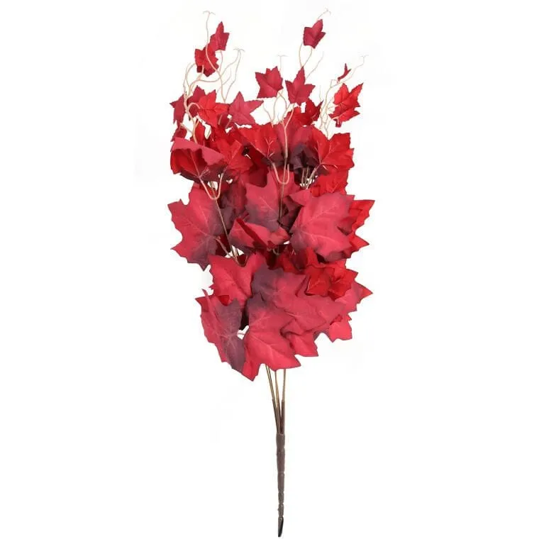 Bluszcz Bukiet 7 Gałązek 63 cm Kolor - Czerwony