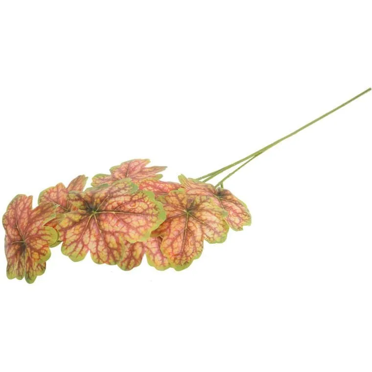 Caladium Gałązka Liści Ozdobnych 82 cm Kolor - Czerwony