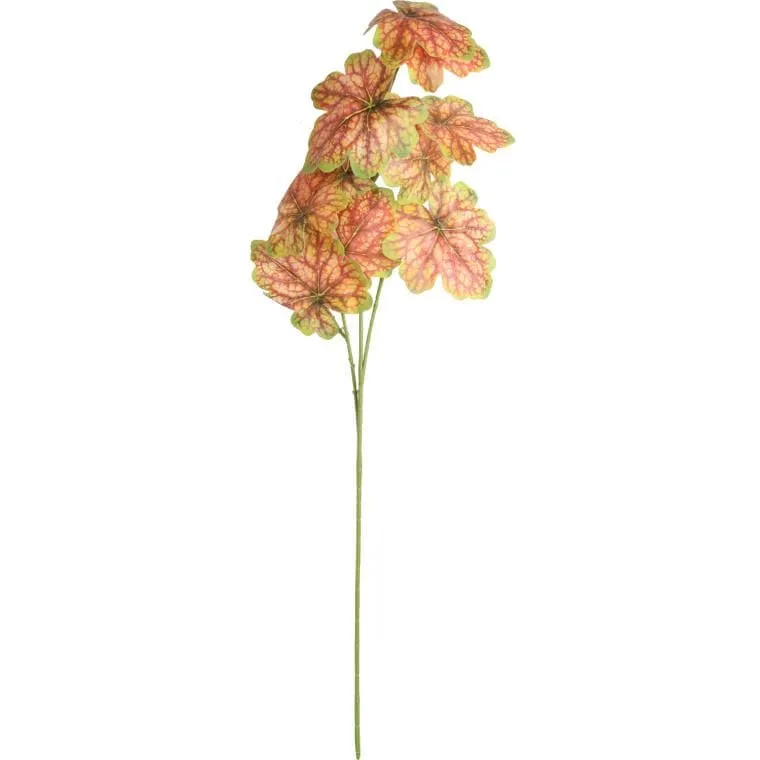 Caladium Gałązka Liści Ozdobnych 82 cm Kolor - Czerwony