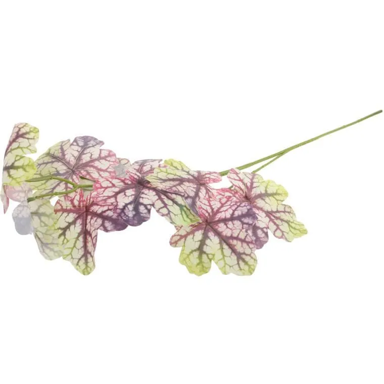 Caladium Gałązka Liści Ozdobnych 82 cm Kolor - Fioletowy