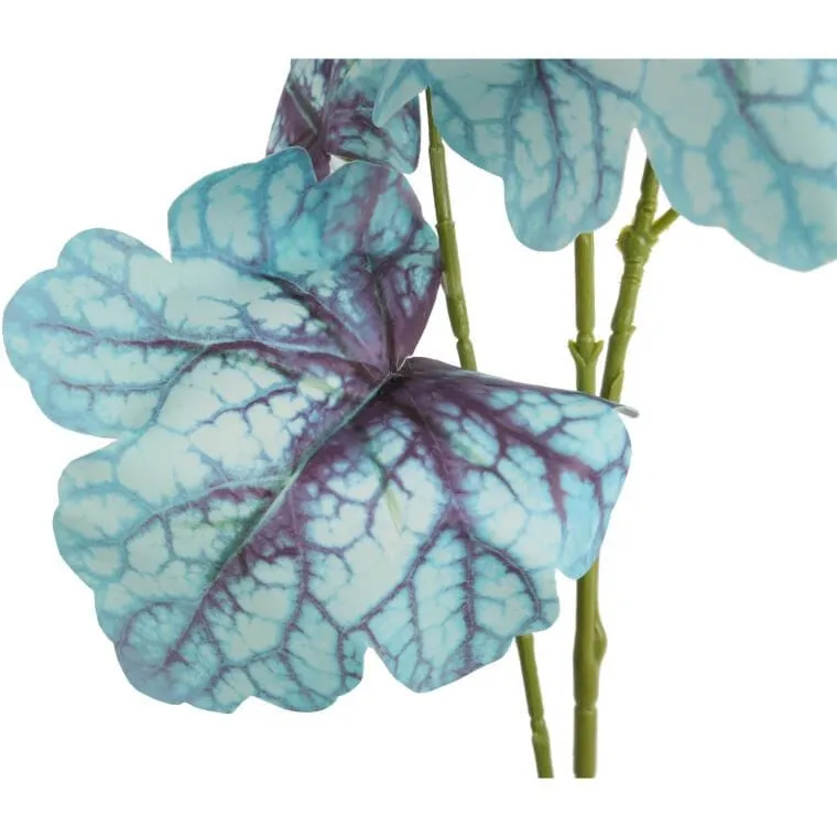 Caladium Gałązka Liści Ozdobnych 82 cm Kolor - Niebieski