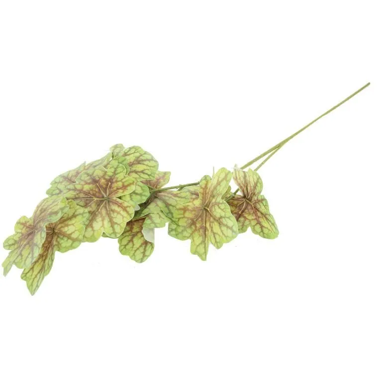 Caladium Gałązka Liści Ozdobnych 82 cm Kolor - Zielony