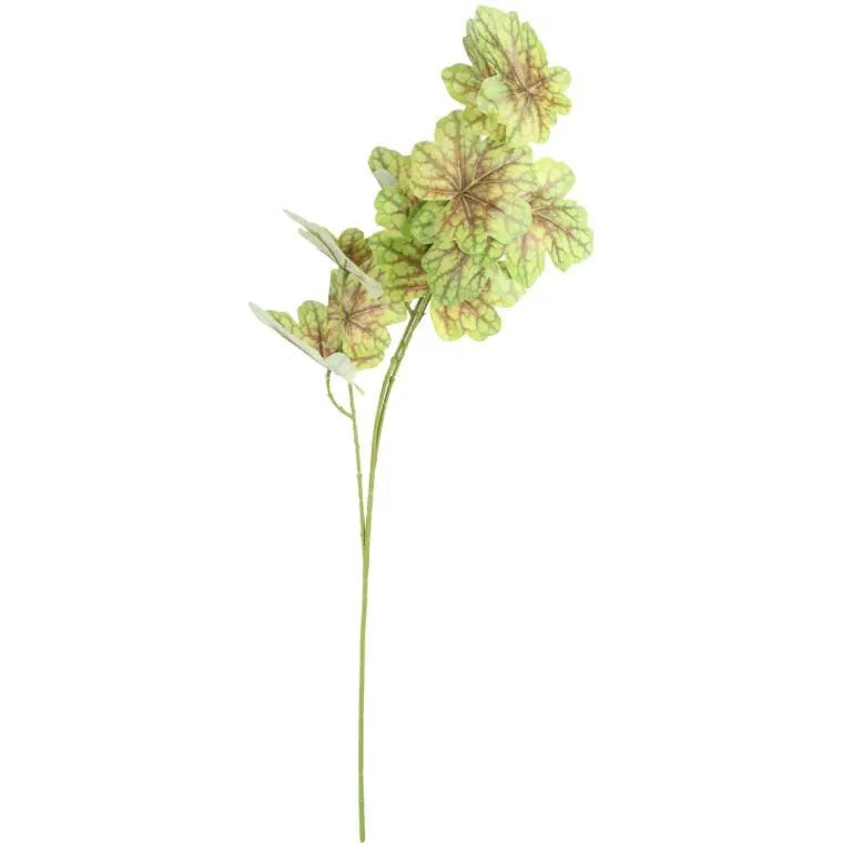 Caladium Gałązka Liści Ozdobnych 82 cm Kolor - Zielony