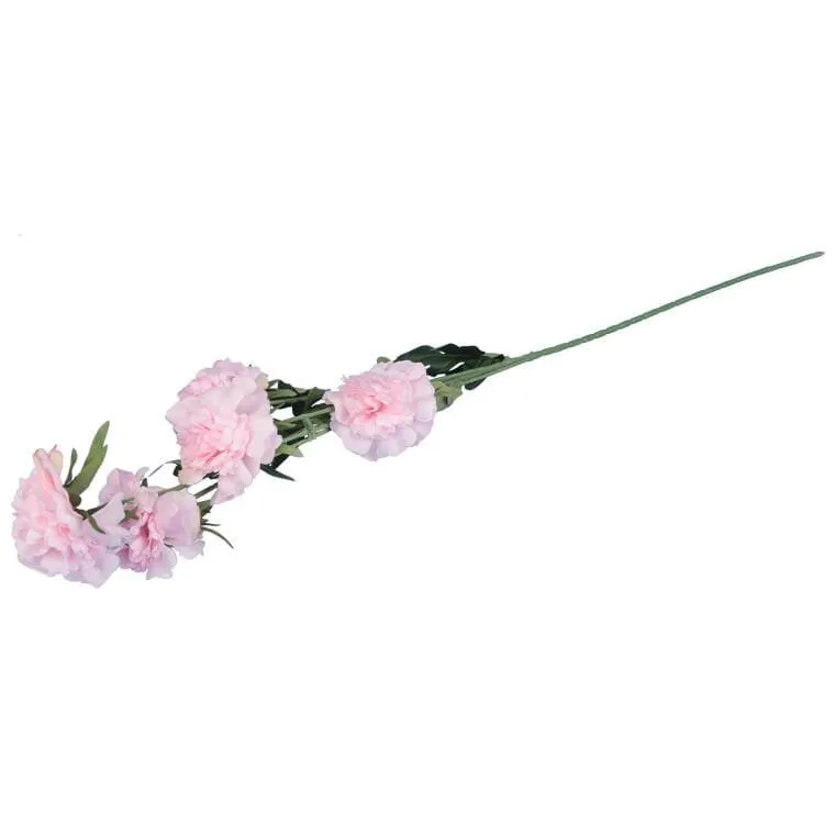 Gałązka 5 Piwonii 76 cm Kolor Jasny Róż