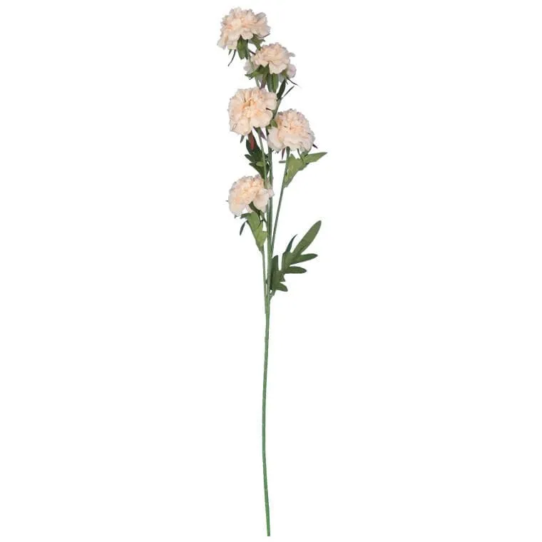 Gałązka 5 Piwonii 76 cm Kolor - Kremowy