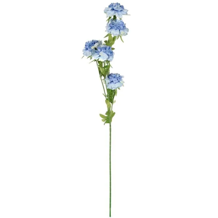 Gałązka 5 Piwonii 76 cm Kolor - Niebieski