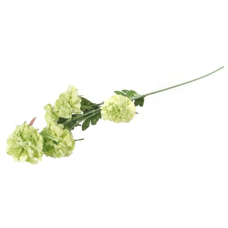 Gałązka 5 Piwonii 76 cm Kolor Jasny - Zielony