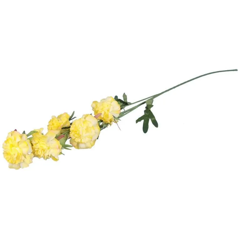 Gałązka 5 Piwonii 76 cm Kolor - Żółty