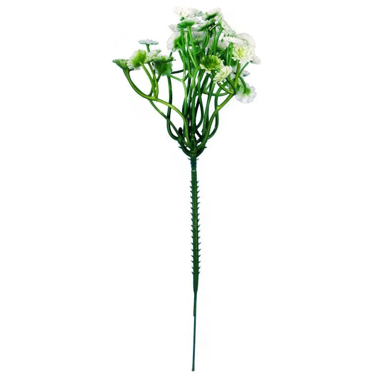 Gipsówka Dekoracyjna Biała 20 cm - Naturalistyczny Dodatek Do Kompozycji Kwiatowych