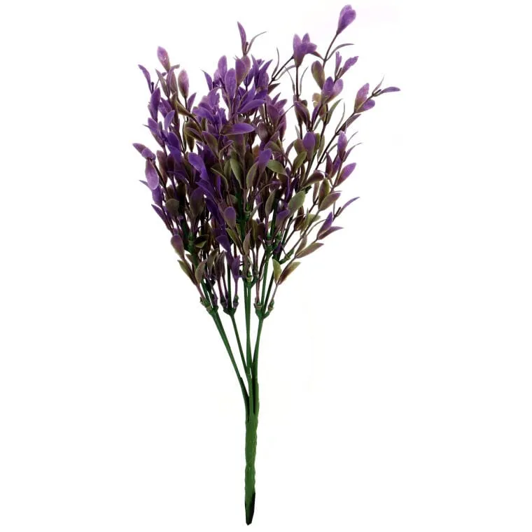 Bukiecik Listków Dekoracyjnych 35cm - Fioletowy
