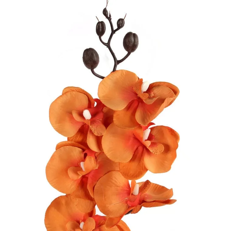 Storczyk Gałązka 95 cm - Pomarańczowa