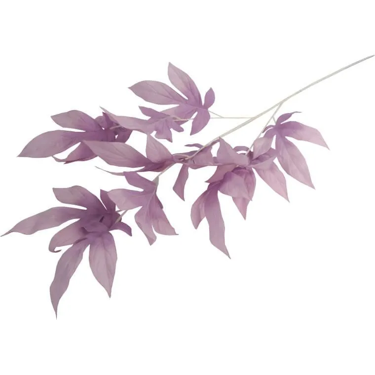 Liść Gałązka Potrójna Fiioletowa 95cm
