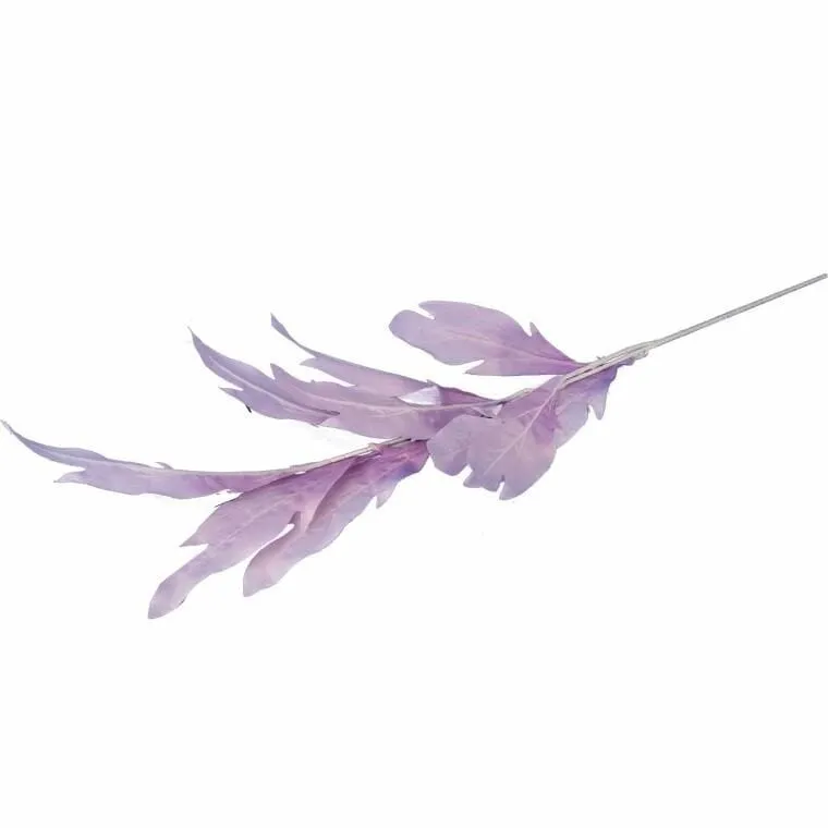 Gałązka Liści Ozdobnych 112 cm Kolor - Fioletowy