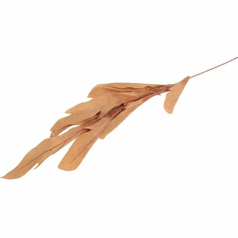 Gałązka Liści Ozdobnych 112 cm Kolor Jasno - Brązowy