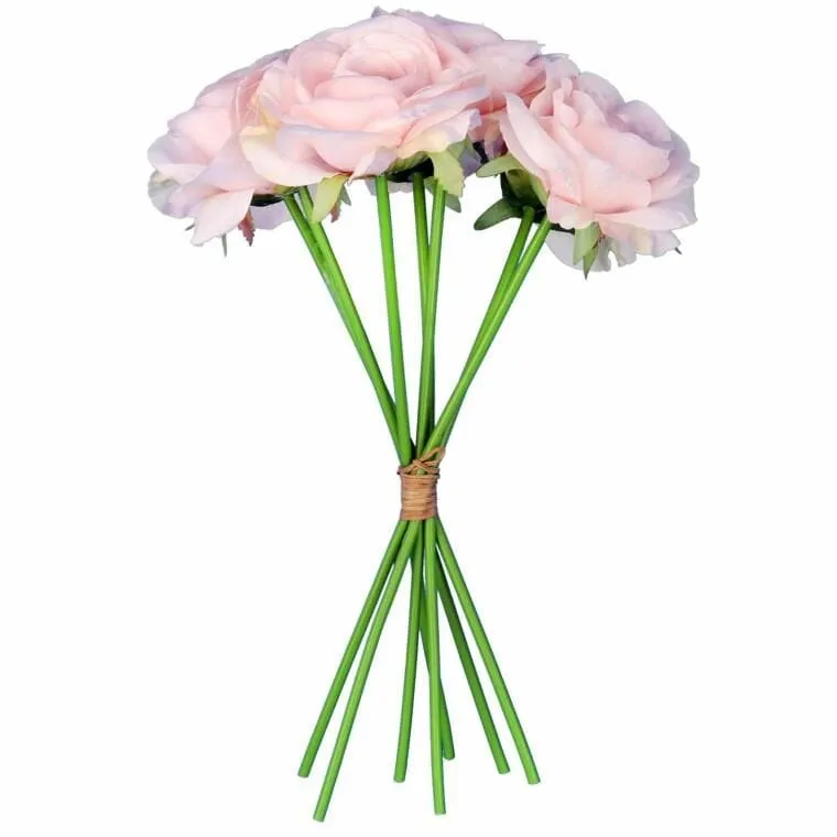 Bukiet 7 Róż 37 cm Kolor Jasny Róż