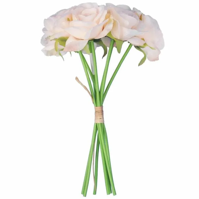Bukiet 7 Róż 37 cm Kolor - Kremowy